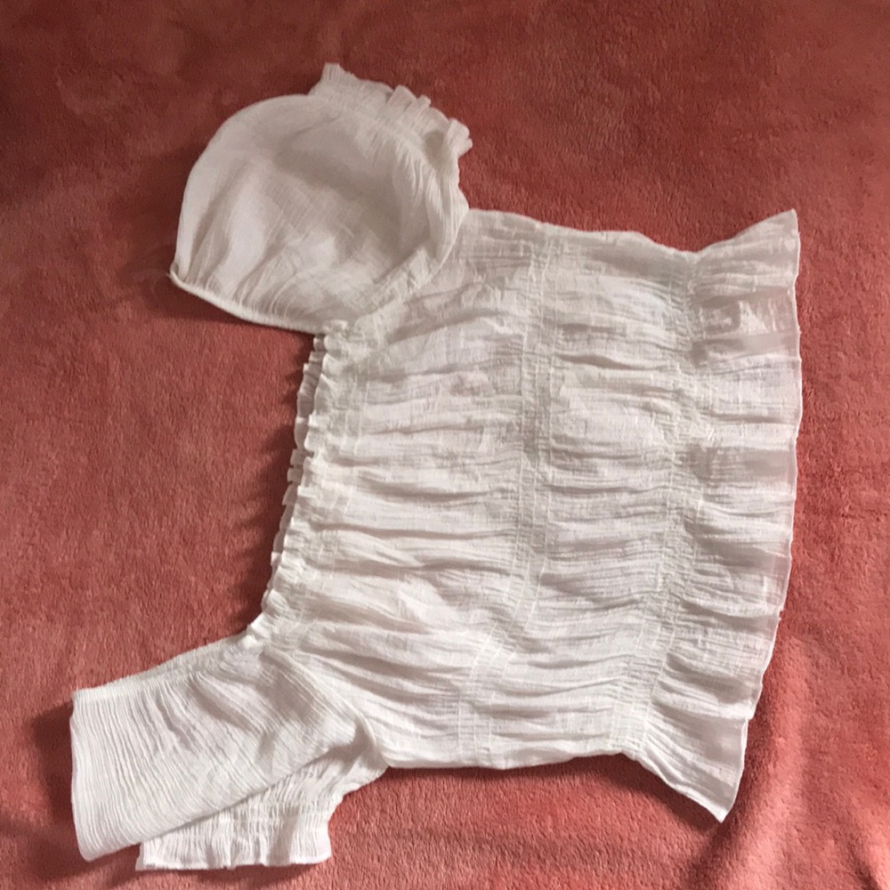 White Crop Top